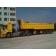 42cbm Dump Semi-trailer with 3 BPW axles and hydraulic  rear Discharge system for 80 Tons	 9803ZZXEJ