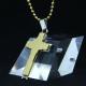 Fashion Top Trendy Stainless Steel Cross Necklace Pendant LPC316