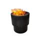 13.5 Inches Powder Coated Steel Fire Pit Smokeless Fire Pit Sliver Or Black