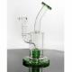 8Inch Green Glass Oil Burner Water Bong glass blunt bubbler With 14mm Male Bowl