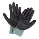 Wholesale cheap safe industrial nitrile rubber gloves of palm black waterproof  nitrile gloves for repair work