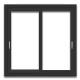 Super Tempered Tinted Glass Aluminum Sliding Window for Farmhouse Unbreakable Safety