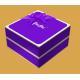 Purple 1100gsm Cardboard Paper Gift Box Custom Wine Boxes Cardboard