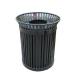 36 Gallon Outdoor Trash Cans Sustainable With Sanding Polyester Powder Coating