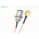 Rear Bulkhead Mounted RF Cable Assemblies BNC Female To Straignt SMA Male Connector