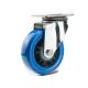 Adjustable Rubber Furniture Casters with 12*8.2mm Hole Distance and 32mm Thickness