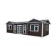 Foldable Tiny House On Wheels Trailer With 18mm MgO Board Floor PVC Sliding Window