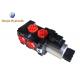 Hydraulic Monoblock Directional Solenoid Control Valve 1 Spool 13 GPM 12V DC Hydraulic Flow Control Valve