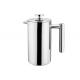 Coffee Plunger 8 Cup Stainless Steel Metal French Press Pot Cafetiere SS304