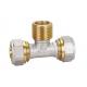 PF5007 Brass Pex -al-pex Male Tee Pressure Max 25 Bar Threaded ISO228/1 16X1/2X16 26X1/2X26