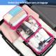 Waterproof Pink Durable Soft Cosmetic Toiletry Bags With Zipper