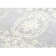 Polyester Voile Curtain Fabric Embroidery Contemporary Decoration