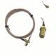 Push Interface RF Cable Assembly Gold / Nickel Plated For Industrial Control