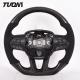 ODM Ram Dodge Carbon Fiber Steering Wheel Black Alcantra 350mm