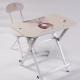 60x40CM Foldable Study Chair And Table For Students Metal Folding