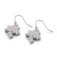 Girls 925 Silver CZ Earrings 4.33g Puzzle Piece Stud Earrings