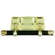 Shining Gold Casket Hardware Swing Bar F Type High Duty Resistance For Casket Handle