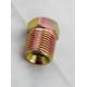 Zinc Plated Yellow Hydraulic NPT Thread Adapters , Hydraulic Couplings And Accessories