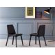 Bonaldo Flute Leather Fiberglass Dining Chair Designed By Mauro Lipparini
