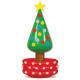 56 Inch Durable Inflatable Floating Beverage Coolers Multi Colored Christmas Tree