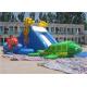 Renting Waterproof Adult Inflatable Water Slide Pool For Backyard