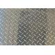 Thickness Coated Aluminum Checkered Sheet , Roll Embossed Aluminum Plate For