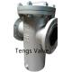 ANSI Cast Steel Basket Strainers, Bolted Cover Flanged Simplex Basket Filters,