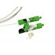 ESC250D SC APC Field Fast Assembly Mechanical Connector FTTH for Drop Cable 2*3mm Green