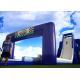 Funny And Exciting Jungle Inflatable Rampage Water Slide For Amusement Games