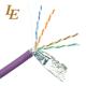 Twisted Ethernet Network Lan Cable Customizable U / UTP Cat 5e 4 In 1 Unshielded