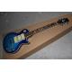Wholesale new guitar mahogany body 3-piuckup LP Ace Frehley Signature blue electric guitar