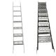 Sturdy Scaffolding Ladders with Aluminum/HDG 30cm Step Height