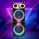 Double 12 Inch Bass LED Bluetooth Party Speaker Box 10 Meters Good Sound