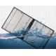 Outdoor Advertising Transparent LED Display Panel , Adhesive Super Slim LED Display