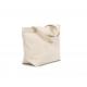 Organic Pure Cotton Canvas Tote Bags Lightweight 16*14*3.6 Inch For Women