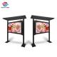 75 Designed for Outdoor Use waterproof LCD Kiosk With Canopy Black/ white
