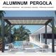 3x6m 3x8m Aluminum Patio Pergola Outdoor Courtyard Leisure Pavilion