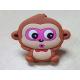 Animal Monkey Rubber Knobs  Childrens Bedroom Drawer Knobs Soft Plastic Dresser Handles