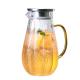 Drip Free Glass Refrigerator Pitcher , Spill Proof Spout Carafe Water Bottle