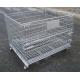 High quality mesh box wire cage metal bin storage container,wire mesh container