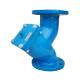 DN100 PN16 Pipe Ductile Iron Y Strainer For Water Line DIN3202 F1