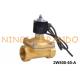 2'' Waterproof IP68 Brass Solenoid Valve For Water Fountain 24V 220V