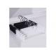 Dress Wire Coat White Plastic Hangers , Eco - Friendly Customized Plastic Pant Hangers