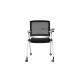 Meeting Room Backrest Mesh Training Chair With Foldable Writing Table