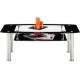 rectangle tempered glass coffee table xyct-008