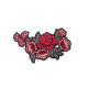 Custom Clothes Patch Embroidered Flowers Logo Iron On Patches Hats Clothes
