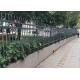ISO9001 Private Grounds 1.8*2.4m Tubular Steel Fence