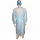 Polypropylene Disposable Medical Gowns Anti Alcohol With Eastic / Knitted Cuffs