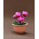 model potted plant,model material,decoration fllower,1:25 artificial pot,,3CM potted plant