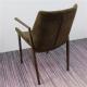 Luxury Metal Wood Frame Kitchen PU Painted Dining Chair
